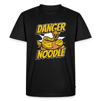 Danger Noodle Schuppenkriechtiere Python Banana - T-shirt Premium bio Homme - noir - Devant - Nico (187cm)