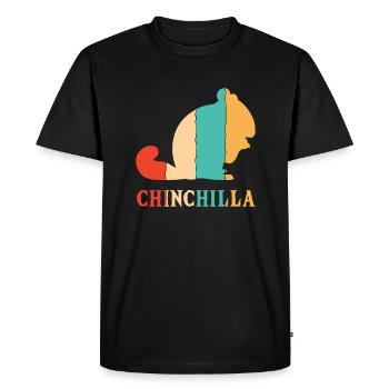 Retro Longtail Longhair Shorttail Breeder - Men's Premium Organic T-Shirt - black - Front - Nico (187cm)