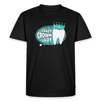 Crazy Crown Lady Laboratoire dentaire Laboratoire dentaire - T-shirt Premium bio Homme - noir - Devant - Nico (187cm)