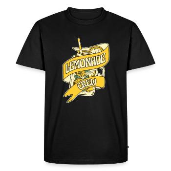 Lemonade Crew Lemonade Vendeur Limonade - T-shirt Premium bio Homme - noir - Devant - Nico (187cm)
