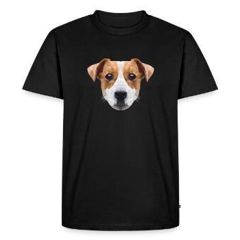 Polygon JRT Chien à quatre pattes Jack Russell Terrier - T-shirt Premium bio Homme - noir - Devant - Nico (187cm)