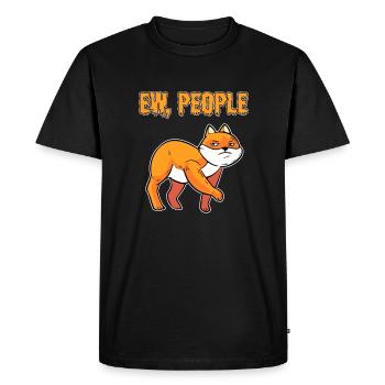 Ew People Chaton Chaton Chat domestique Chat - T-shirt Premium bio Homme - noir - Devant - Nico (187cm)