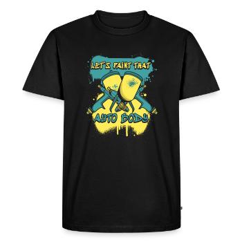 Peignons cette carrosserie automobile voiture de pulvérisation de voiture - T-shirt Premium bio Homme - noir - Devant - Nico (187cm)