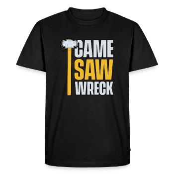 Came Saw Wreck Home Maison des experts en dépanneuse - T-shirt Premium bio Homme - noir - Devant - Nico (187cm)