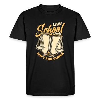 La faculté de droit n'est pas pour les punks Law School University - T-shirt Premium bio Homme - noir - Devant - Nico (187cm)