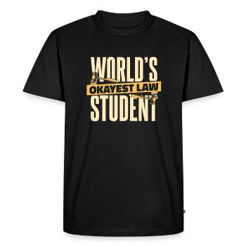 Les étudiants en droit les plus corrects au monde Étudiants universitaires - T-shirt Premium bio Homme - noir - Devant - Nico (187cm)