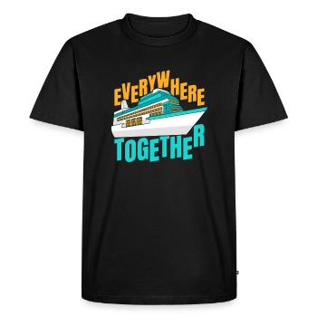 Everywhere Together Cruise Ship Passangers Cruise - Men's Premium Organic T-Shirt - black - Front - Nico (187cm)