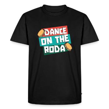 Danse sur la Roda Capoeirista Ginga Danse Capoeira - T-shirt Premium bio Homme - noir - Devant - Nico (187cm)