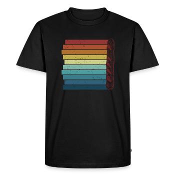 Retro Bread Maker Bread Dough Bread Queen Lover - Men's Premium Organic T-Shirt - black - Front - Nico (187cm)