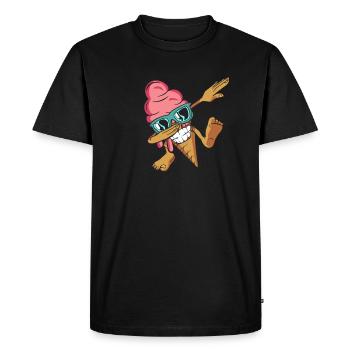 Dabbing Ice Cream Maker Gelato Frozen Dessert Ice - Men's Premium Organic T-Shirt - black - Front - Nico (187cm)