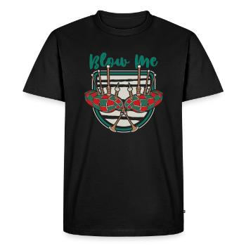 Blow Me Cours de cornemuse Sarbacane Great Highland - T-shirt Premium bio Homme - noir - Devant - Nico (187cm)