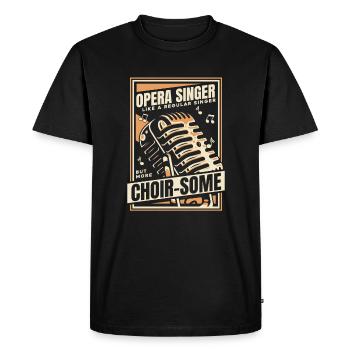 Like A Regular Singer But More Choir-Some Lover - Men's Premium Organic T-Shirt - black - Front - Nico (187cm)