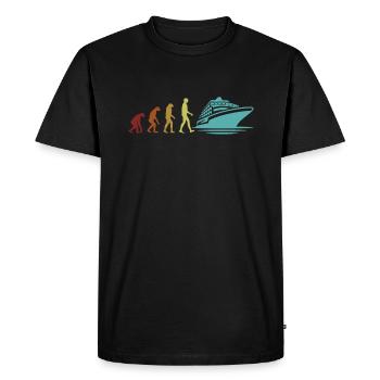 Cruising Vacation Evolution Cruise Ship Cruise - Men's Premium Organic T-Shirt - black - Front - Nico (187cm)