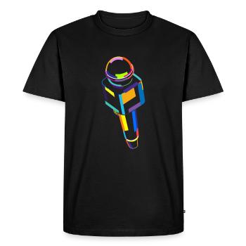 Opera House Tenor Singer Vocalist Lover Opera - Men's Premium Organic T-Shirt - black - Front - Nico (187cm)