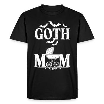 Maman gothique ! Alt Esthétique Goth Maman Emo - T-shirt Premium bio Homme - noir - Devant - Nico (187cm)