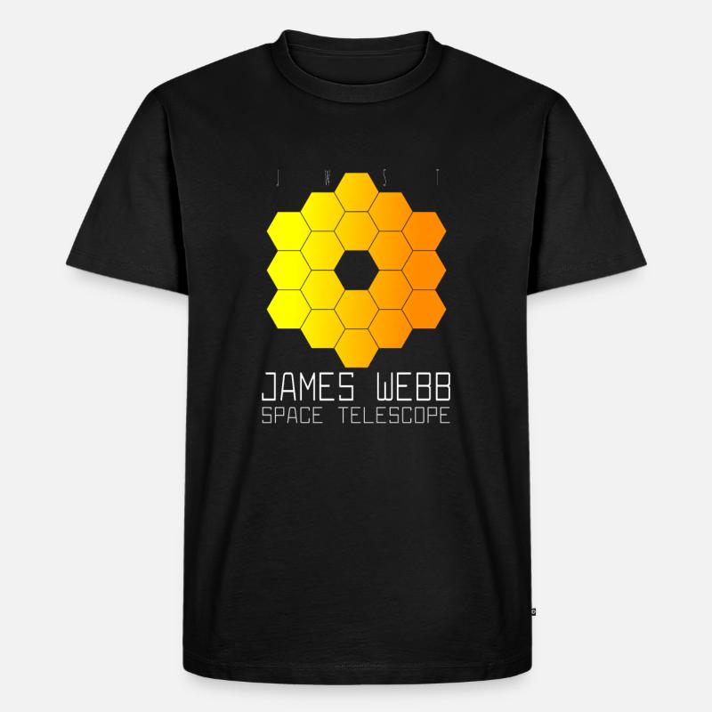 James Webb Space Teleskop - Männer Premium Bio T-Shirt - Schwarz