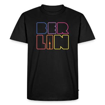Berlin Kreuzberg Capital Souvenir Berlin - T-shirt Premium bio Homme - noir - Devant - Nico (187cm)