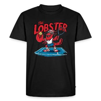 Chemise de tennis Funny Lobster - T-shirt Premium bio Homme - noir - Devant - Nico (187cm)