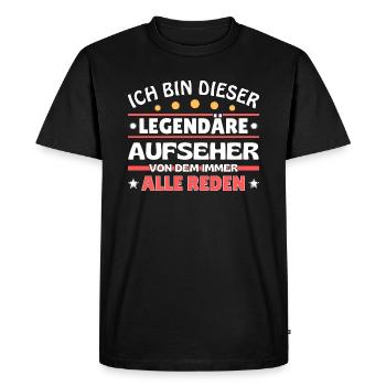 I'm that legendary overseer - Men's Premium Organic T-Shirt - black - Front - Nico (187cm)