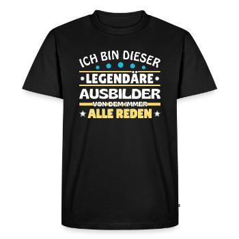 I'm this legendary instructor - Men's Premium Organic T-Shirt - black - Front - Nico (187cm)