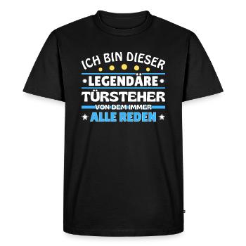 I'm this legendary astronomer - Men's Premium Organic T-Shirt - black - Front - Nico (187cm)