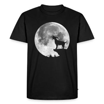 Vollmond in Köln - Männer Premium Bio T-Shirt - Schwarz - Vorne - Nico (187cm)