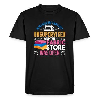 Funny Knitting Design Knitting Knitter Hobby - Men's Premium Organic T-Shirt - black - Front - Nico (187cm)