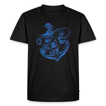 Let the Octopus Free Ancient Greek Mythology - Men's Premium Organic T-Shirt - black - Front - Nico (187cm)
