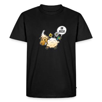 Sarcasme comique - T-shirt Premium bio Homme - noir - Devant - Nico (187cm)