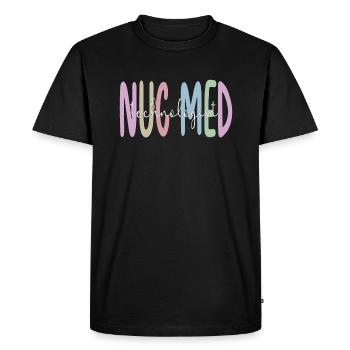 Technologue en radiologie médicale Médecine nucléaire - T-shirt Premium bio Homme - noir - Devant - Nico (187cm)