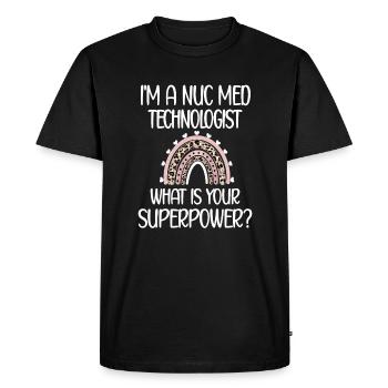 Medical Radiology Technologist Nuclear Medicine - Men's Premium Organic T-Shirt - black - Front - Nico (187cm)
