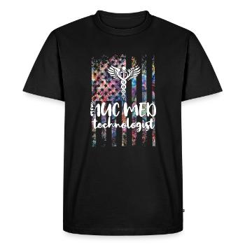Medical Radiology Technologist Nuclear Medicine - Men's Premium Organic T-Shirt - black - Front - Nico (187cm)