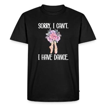 Cadeau de danseuse de ballet ballerine danseuse de ballet - T-shirt Premium bio Homme - noir - Devant - Nico (187cm)