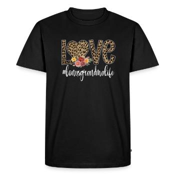 Fier Bonus Grandma Meilleur Cadeau Belle Belle-Mère - T-shirt Premium bio Homme - noir - Devant - Nico (187cm)
