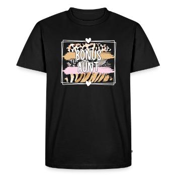 Fier Bonus Tante Meilleur Cadeau Belle-Tante - T-shirt Premium bio Homme - noir - Devant - Nico (187cm)