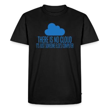 Computer Scientist Saying Humor Sarcasm Computer Science - Men's Premium Organic T-Shirt - black - Front - Nico (187cm)