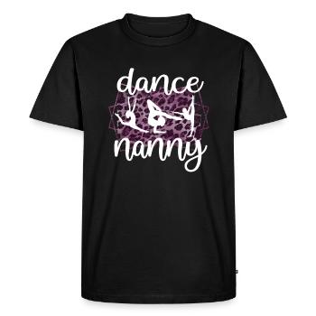 Fière danse nounou grand-mère par danseuse dansant nounou - T-shirt Premium bio Homme - noir - Devant - Nico (187cm)