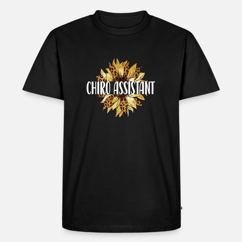 Chiropraktischer Assistent Chiropraktik Assistent - Männer Premium Bio T-Shirt - Schwarz