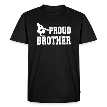Fier Gymnastique Frère Gymnaste Frère Cadeaux - T-shirt Premium bio Homme - noir - Devant - Nico (187cm)