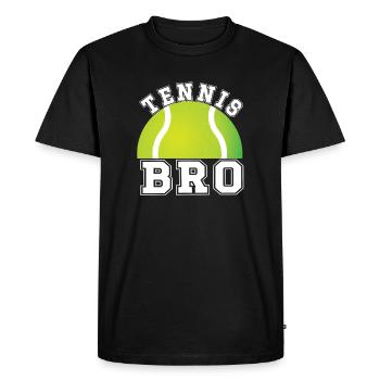 Fier frère de tennis du joueur de tennis frère - T-shirt Premium bio Homme - noir - Devant - Nico (187cm)