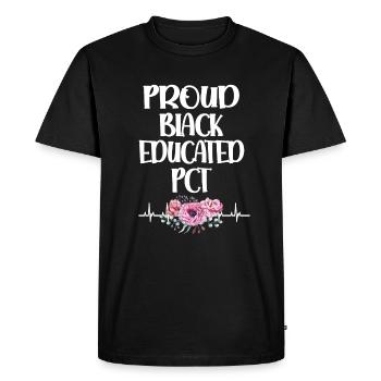 Nursing Technician Patient Care Technician PCT - Men's Premium Organic T-Shirt - black - Front - Nico (187cm)
