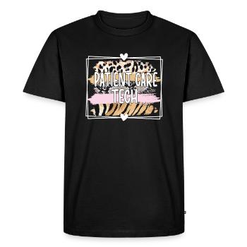 Patient Care Technician Nursing Technician - Men's Premium Organic T-Shirt - black - Front - Nico (187cm)