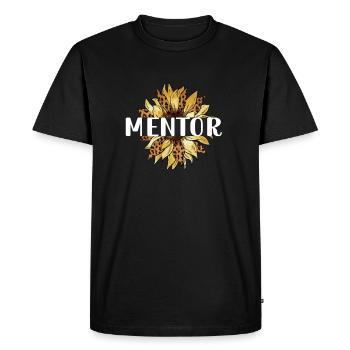 Personal Mentor Gift Mentor Appreciation - Men's Premium Organic T-Shirt - black - Front - Nico (187cm)