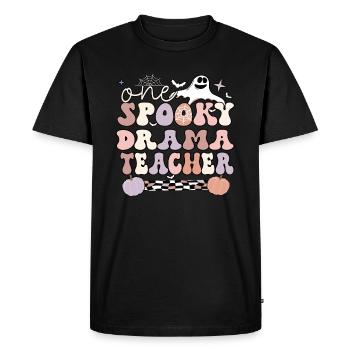 Drama Teacher Halloween Drama Teaching Gifts - Men's Premium Organic T-Shirt - black - Front - Nico (187cm)