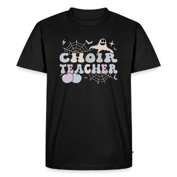 Spooky Choir Teacher Halloween Choir Cadeau d’enseignement - T-shirt Premium bio Homme - noir - Devant - Nico (187cm)