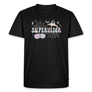 Supervisor Halloween Supervisory Management Gifts - Men's Premium Organic T-Shirt - black - Front - Nico (187cm)