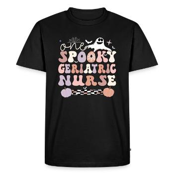 Geriatric Nurse Halloween Geriatric Nursing Gifts - Men's Premium Organic T-Shirt - black - Front - Nico (187cm)
