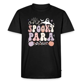 Paraprofessional Halloween Para Teacher Parapro - Men's Premium Organic T-Shirt - black - Front - Nico (187cm)