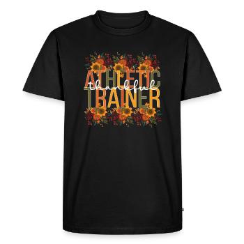 Certified Athletic Trainer Thanksgiving AT Gifts - Men's Premium Organic T-Shirt - black - Front - Nico (187cm)