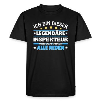I'm this legendary - - Men's Premium Organic T-Shirt - black - Front - Nico (187cm)